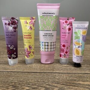 Hand Cream Gift Set, 5Pcs Fruit & Flower Hand Cream Travel‎ Size Bodycology